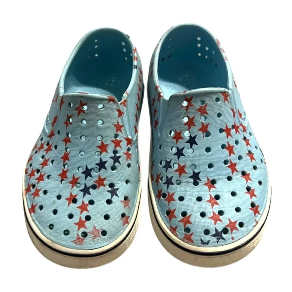 Native Miles C11 Patriotic Stars Sneaker Sandals